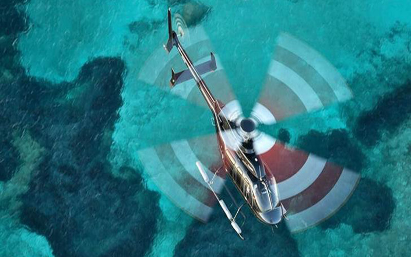 helicopter ride to cavallo island